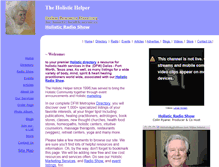 Tablet Screenshot of holistic-helper.com